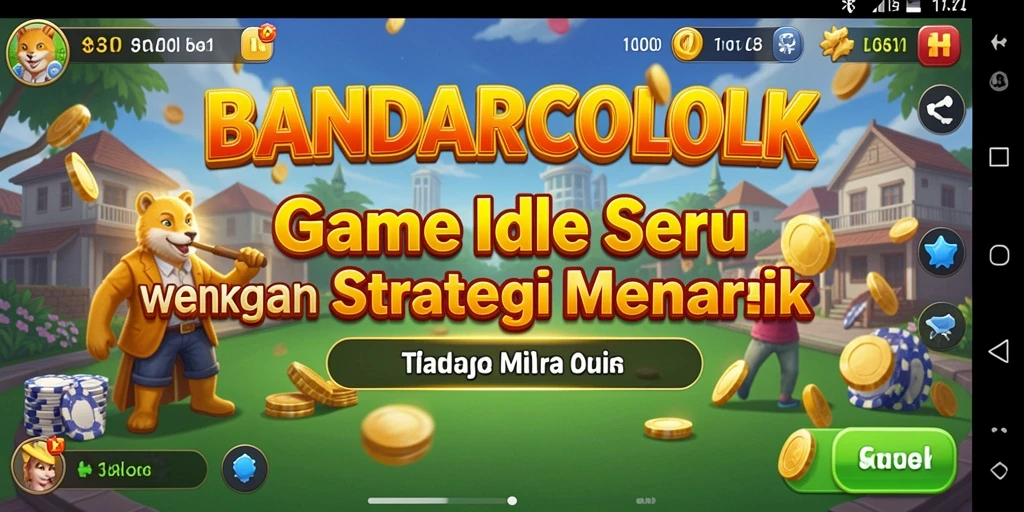 Tampilan gameplay BANDARCOLOK yang menarik dan interaktif.
