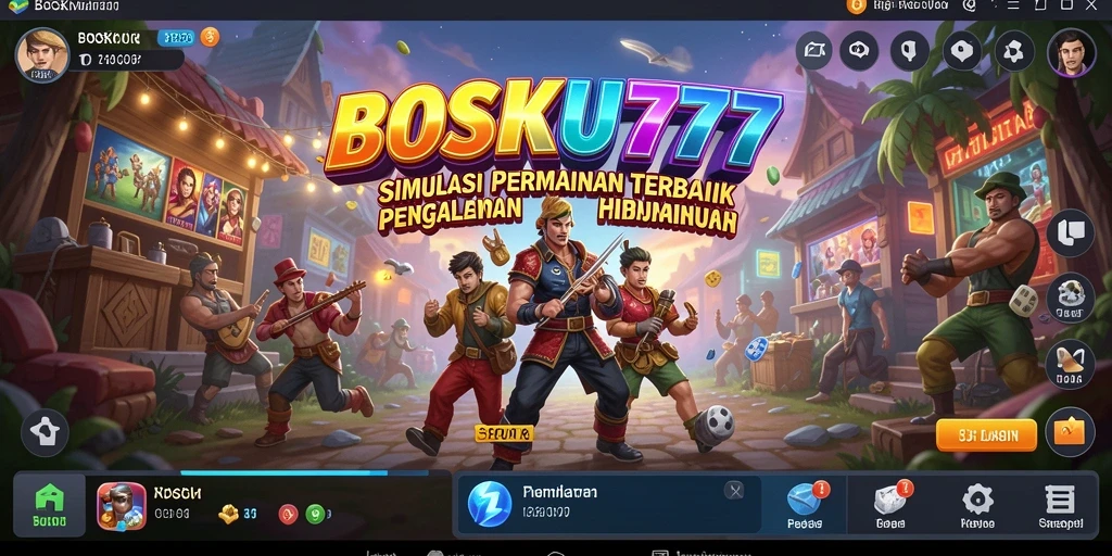 Tampilan gameplay BOSKU777 yang menarik dan mendefinisikan simulasi.