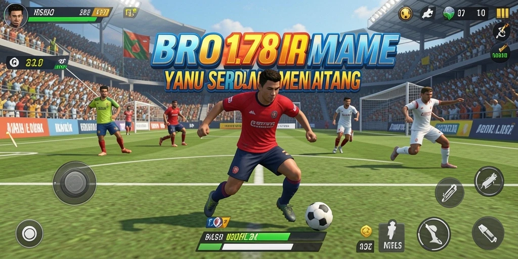 Screenshot gameplay <strong>BRO178</strong> yang menunjukkan aksi seru di lapangan.