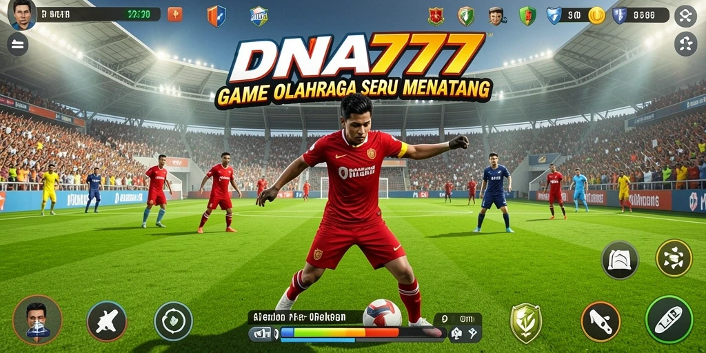 Tampilan permainan DNA777 yang menarik dan dinamis saat bermain olahraga.