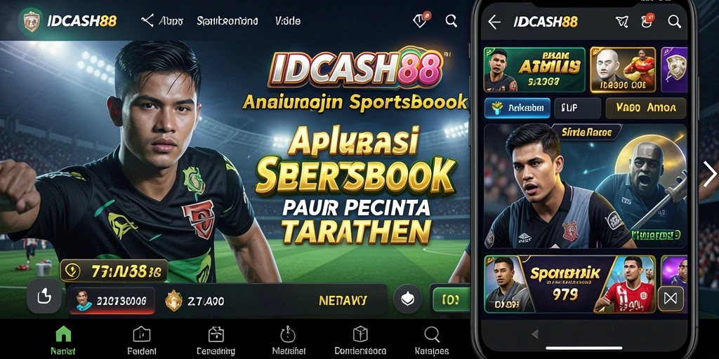 Screenshot utama IDCASH88 menampilkan pengalaman taruhan yang seru.