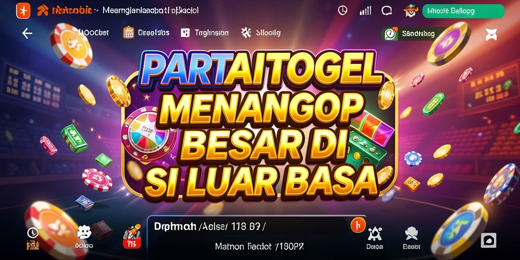 Tampilan permainan slot yang memukau dan penuh warna di PARTAITOGEL.