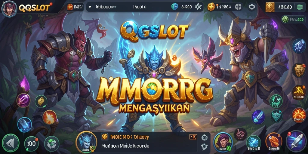 Gameplay QQSLOT yang menakjubkan dengan aksi pertempuran yang seru.