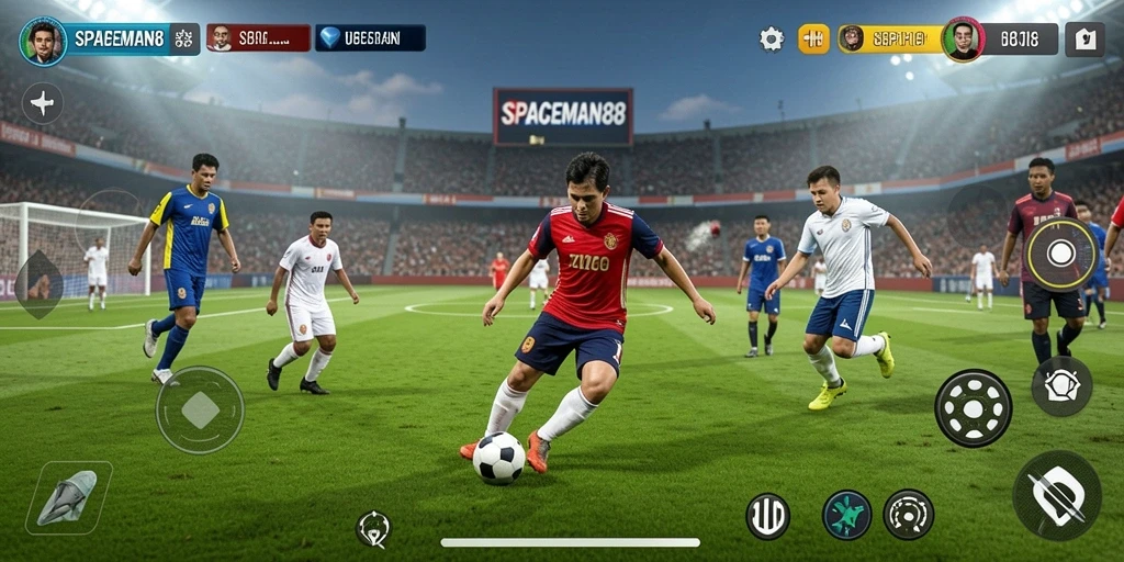 Tampilan menarik dari gameplay SPACEMAN88 yang menggambarkan momen seru di lapangan.