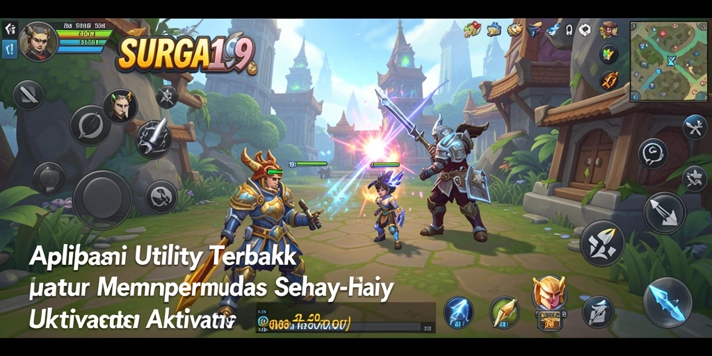 Tampilan antarmuka aplikasi Utility SURGA19 yang menarik.